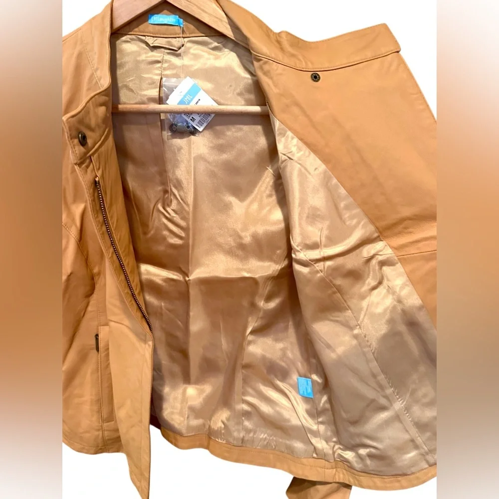 NWT J. McLaughlin Robario Lamb Napa Leather Jacket - Picture 11 of 11